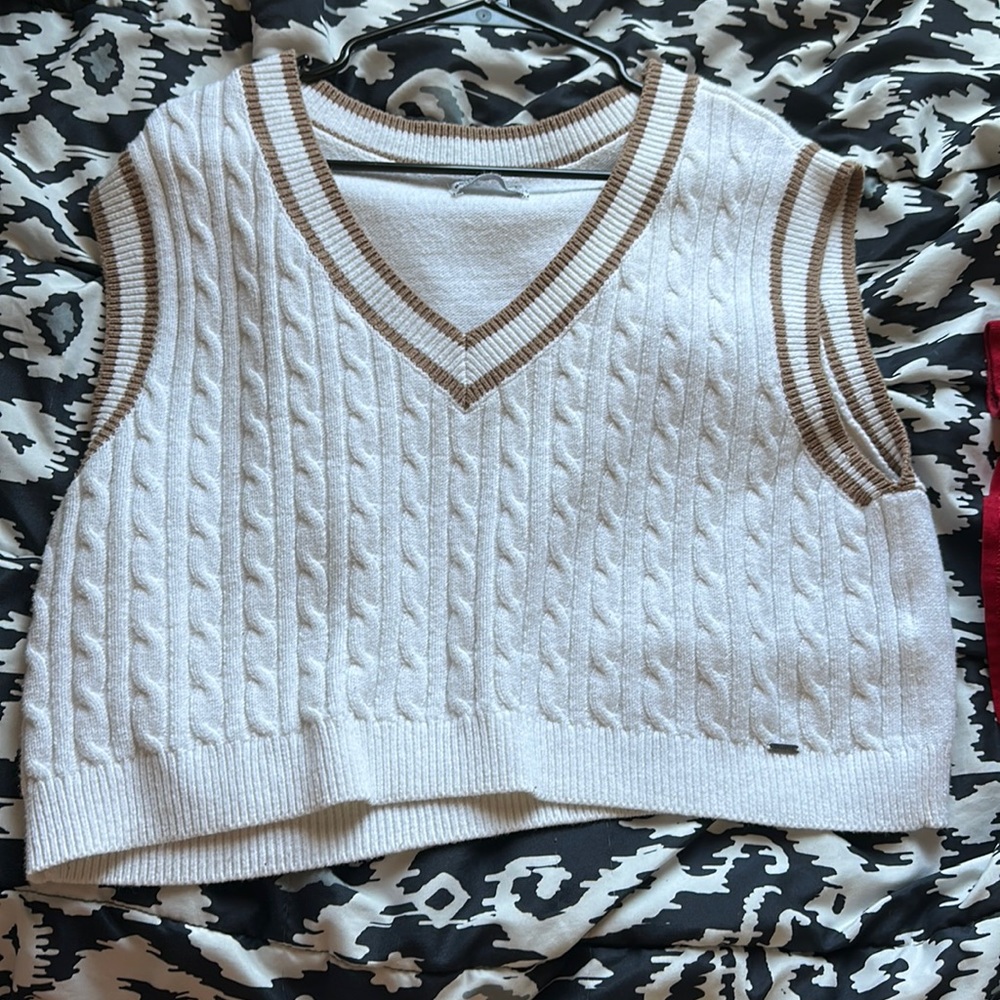 cropped sweater cut off